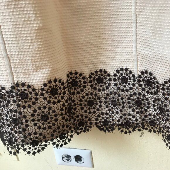 $499 Max Mara Sportmax Ivory Mid-length Dress With LACE **IT 48, US 14 - Picture 8 of 10